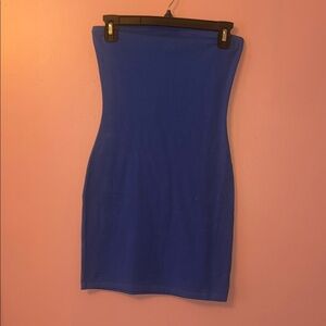 Wild Fable Blue Strapless Dress